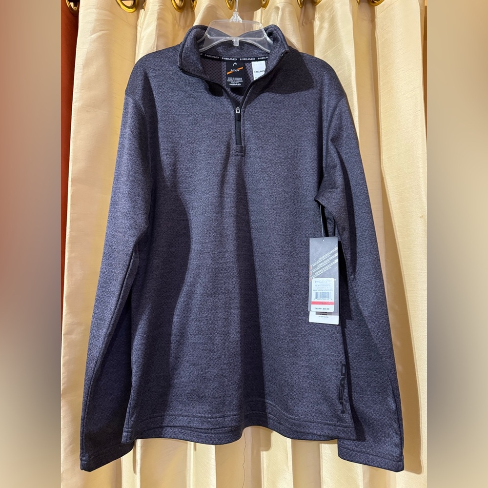 NWT HEAD Quarter Zip Sweatshirt Men’s